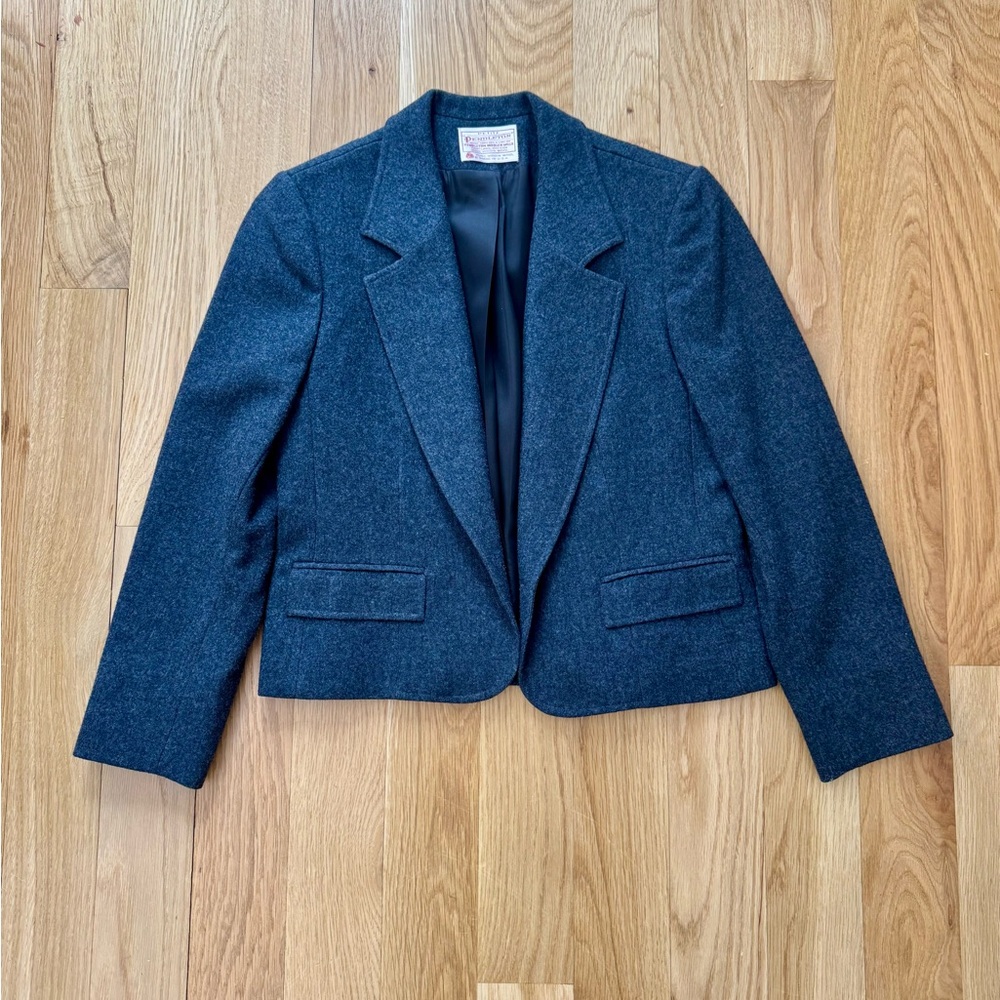 Pendleton petite wool blazer. 100 % wool - image 1